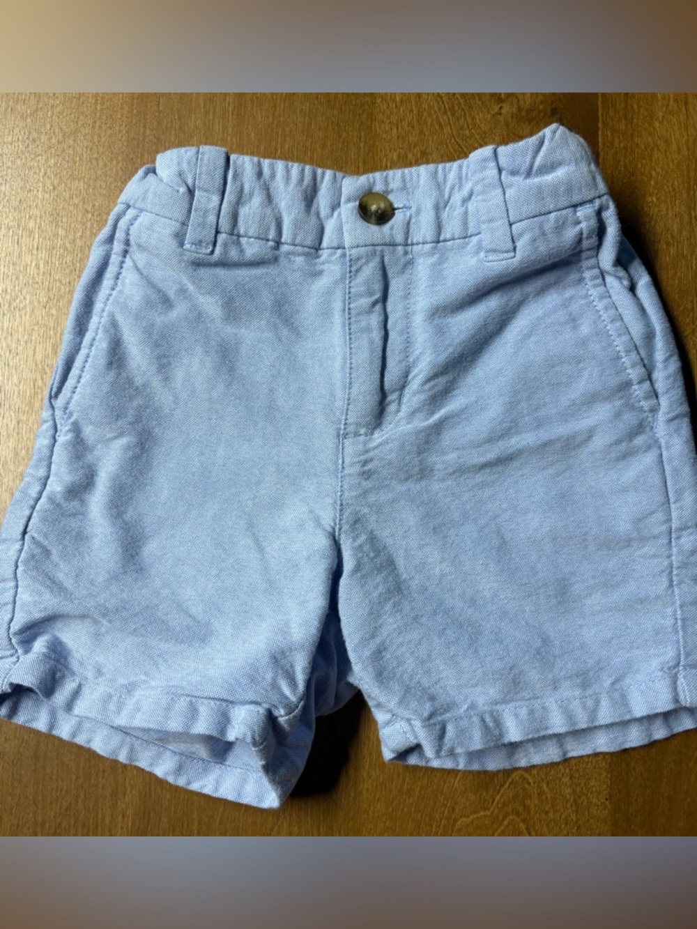 Janie & Jack Boys Shorts Size 18 to 24 Months Light Blue 100% Cotton